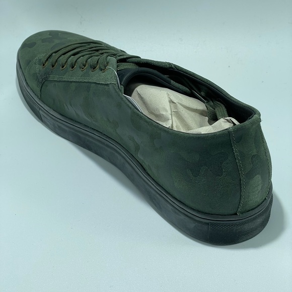 Camouflage Men’s 13D Belvedere Studio Sneakers Oliver Green Suede Leather - Picture 3 of 7
